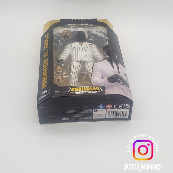Jazwares AEW Unrivaled Series 10 Andrade El Idolo #86 All Elite Wrestling Figure - Picture 6 of 6